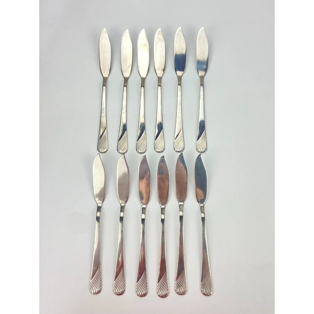 12 Piece Rostfrei Stainless Steel Butter Knife/Spreader Set 8